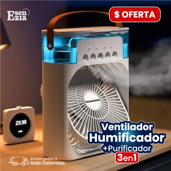 Ventilador Humificador Portátil + Envío gratis